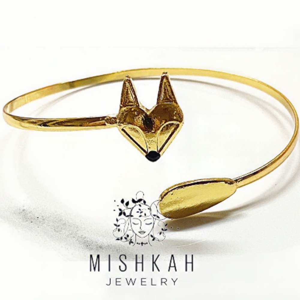 Just In🎉Gold Plated Fox Bracelet/ArmBangle